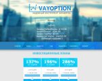 Скрипт инвестиционного проекта VAYOption