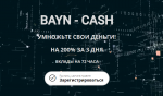 Скрипт инвестиционного проекта BAYN CASH