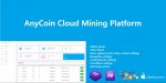 Скрипт облачного майнинга криптовалюты AnyCoin Cloud Mining Script v1.0.2