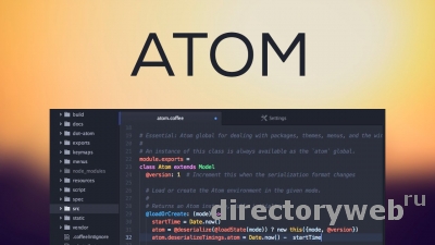 Бесплатный текстовый редактор ATOM 1.60.0