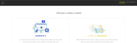 Интерфейс Animoto